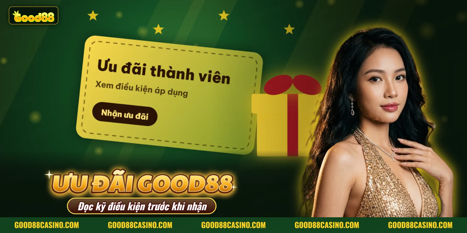 Thẻ ưu đãi thành viên GOOD88 kèm hộp quà